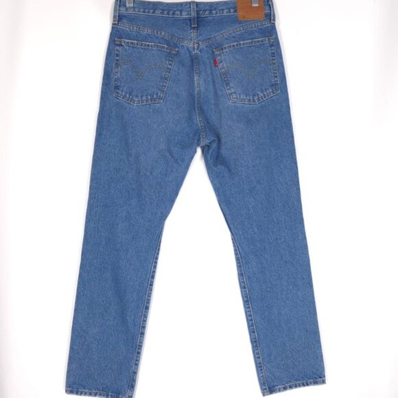 LEVI’S PREMIUM 501 Women’s Button Fly Distressed Jeans Straight Cotton 30x30 - Picture 2 of 16